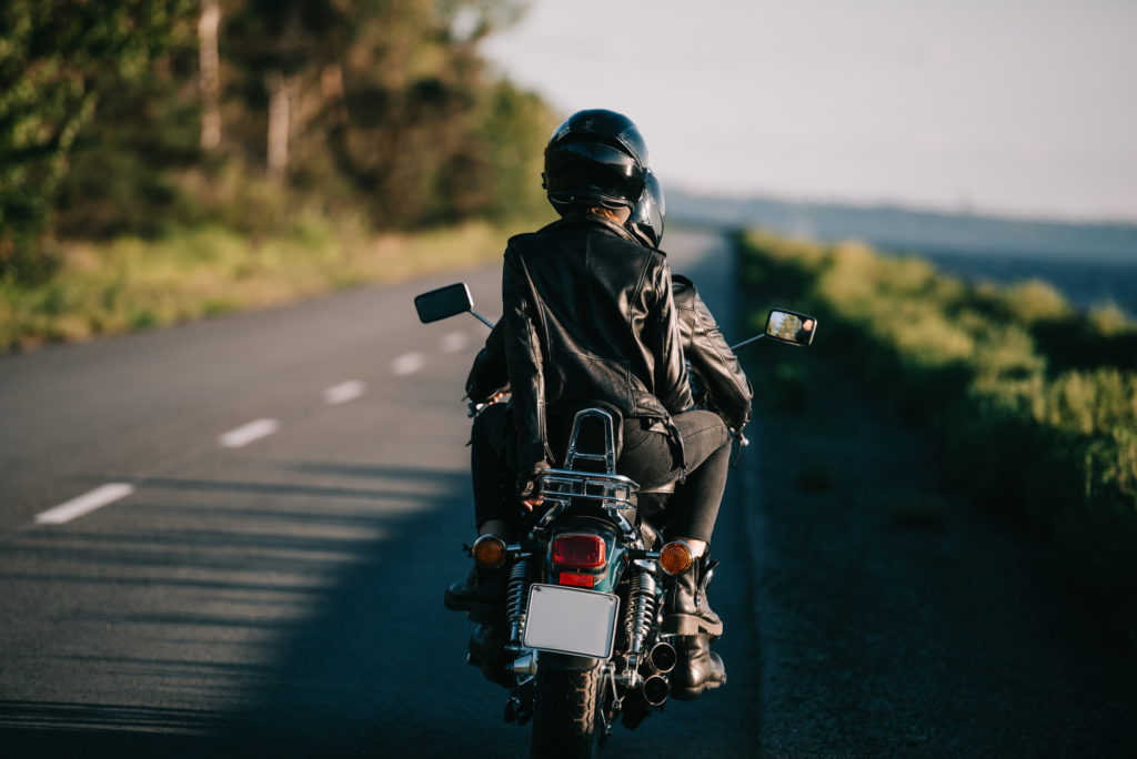 Motorcycle Accident Preventative Measures - rider on scenic highway