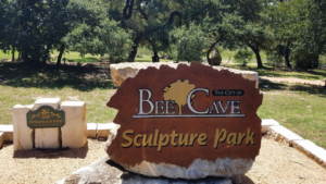 Entry sign to Bee Cave Sculpture Park Bee Cave, TX